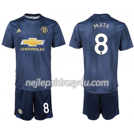 Fotbalový Dres Manchester United MATA 8 Dětské Alternativní 2018/19
